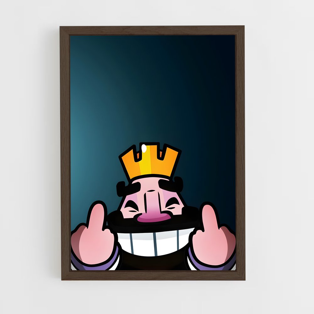 Poster Roi des Cartes – affiche Clash royale (vue 5)
